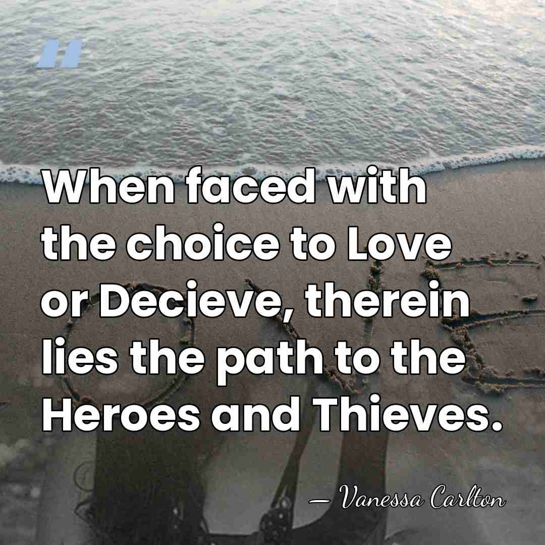 When faced with the choice to Love or Decieve, therein lies the&hellip; - Vanessa Carlton