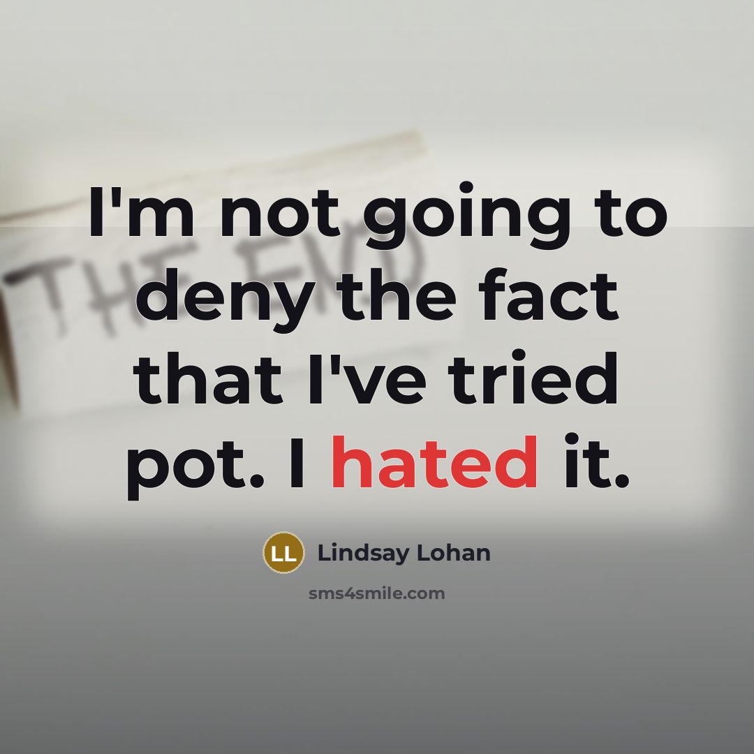 “I'm not going to deny the fact that I've tried…” quote by Lindsay Lohan