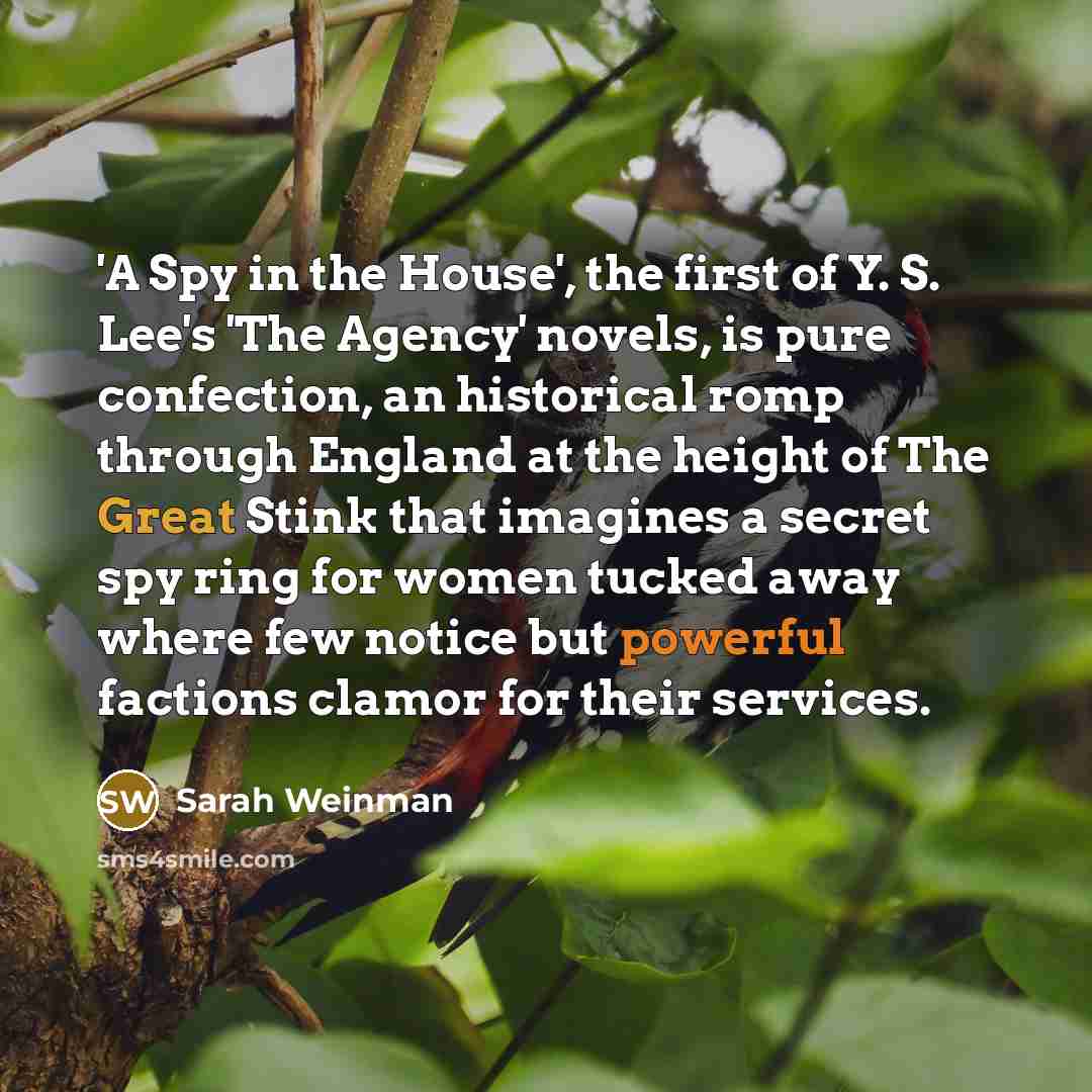 “'A Spy in the House', the first of Y. S.…” quote by Sarah Weinman