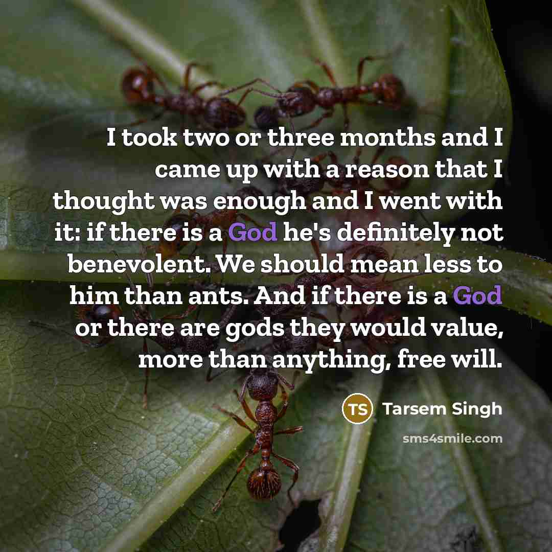 “I took two or three months and I came up…” quote by Tarsem Singh
