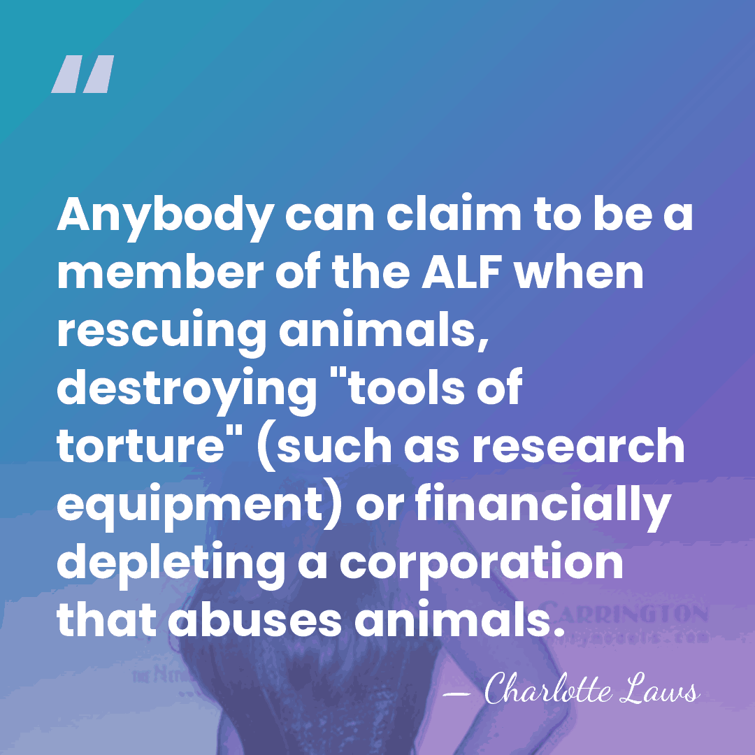 Anybody can claim to be a member of the ALF when rescuing&hellip; - Charlotte Laws