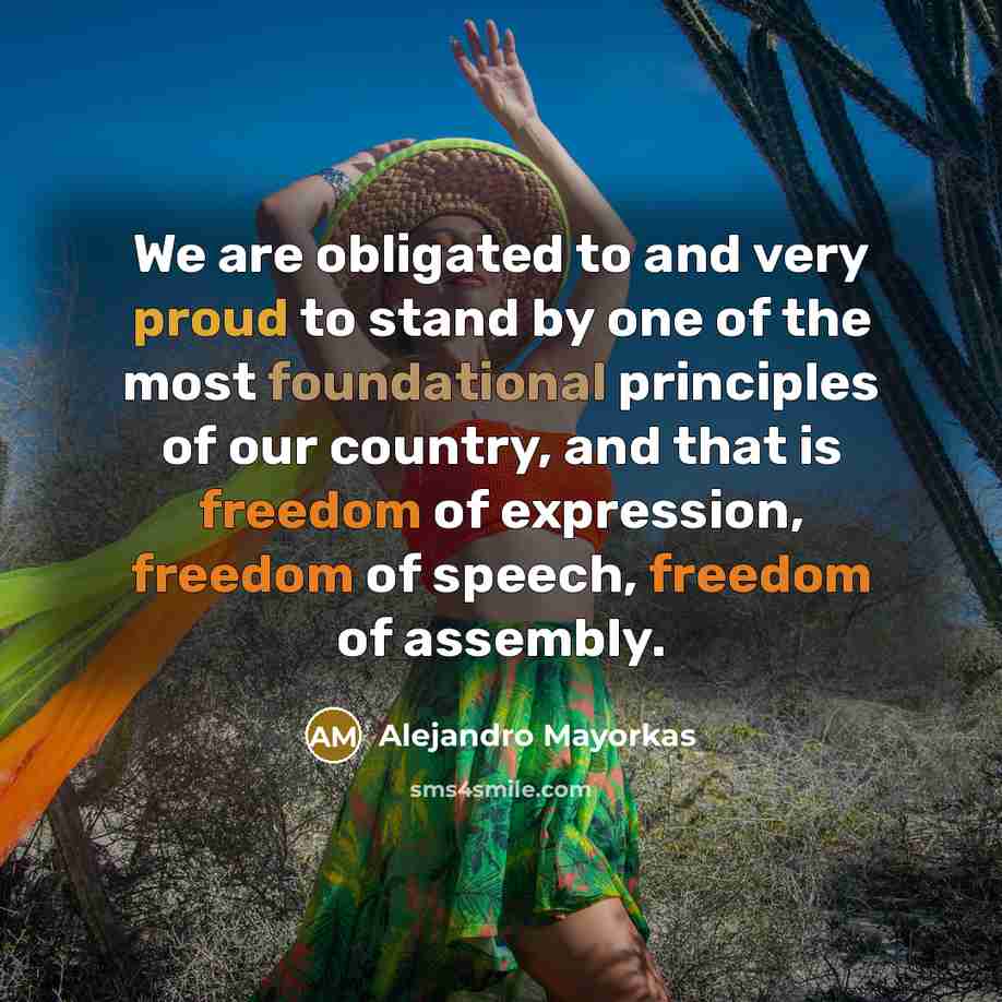“We are obligated to and very proud to stand by…” quote by Alejandro Mayorkas
