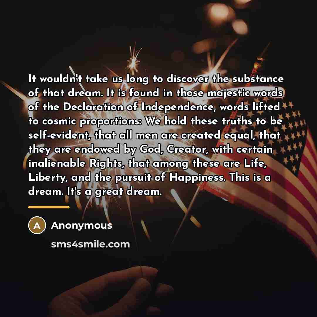 “It wouldn't take us long to discover the substance of…” quote by Anonymous