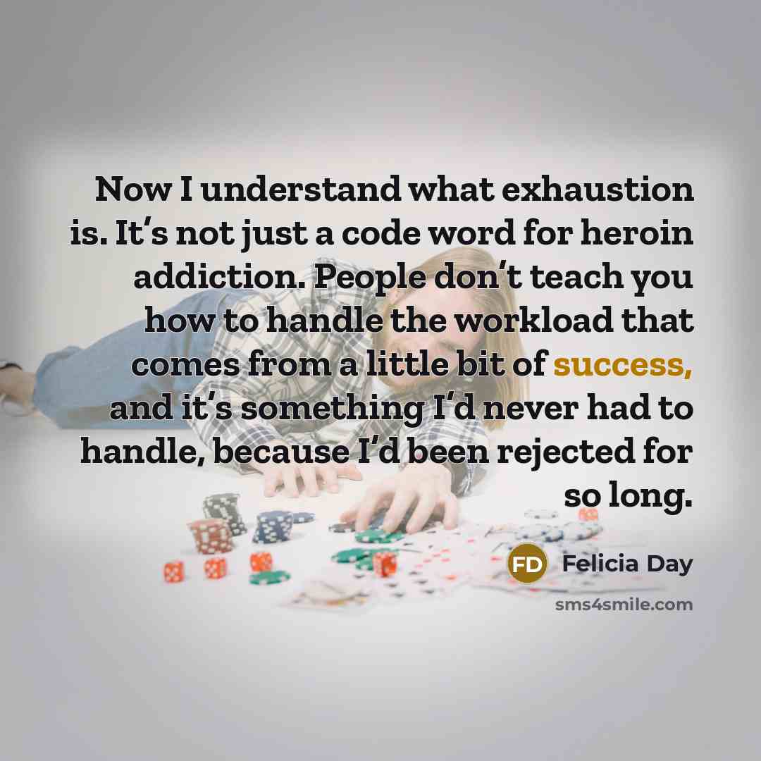 “Now I understand what exhaustion is. It’s not just a…” quote by Felicia Day