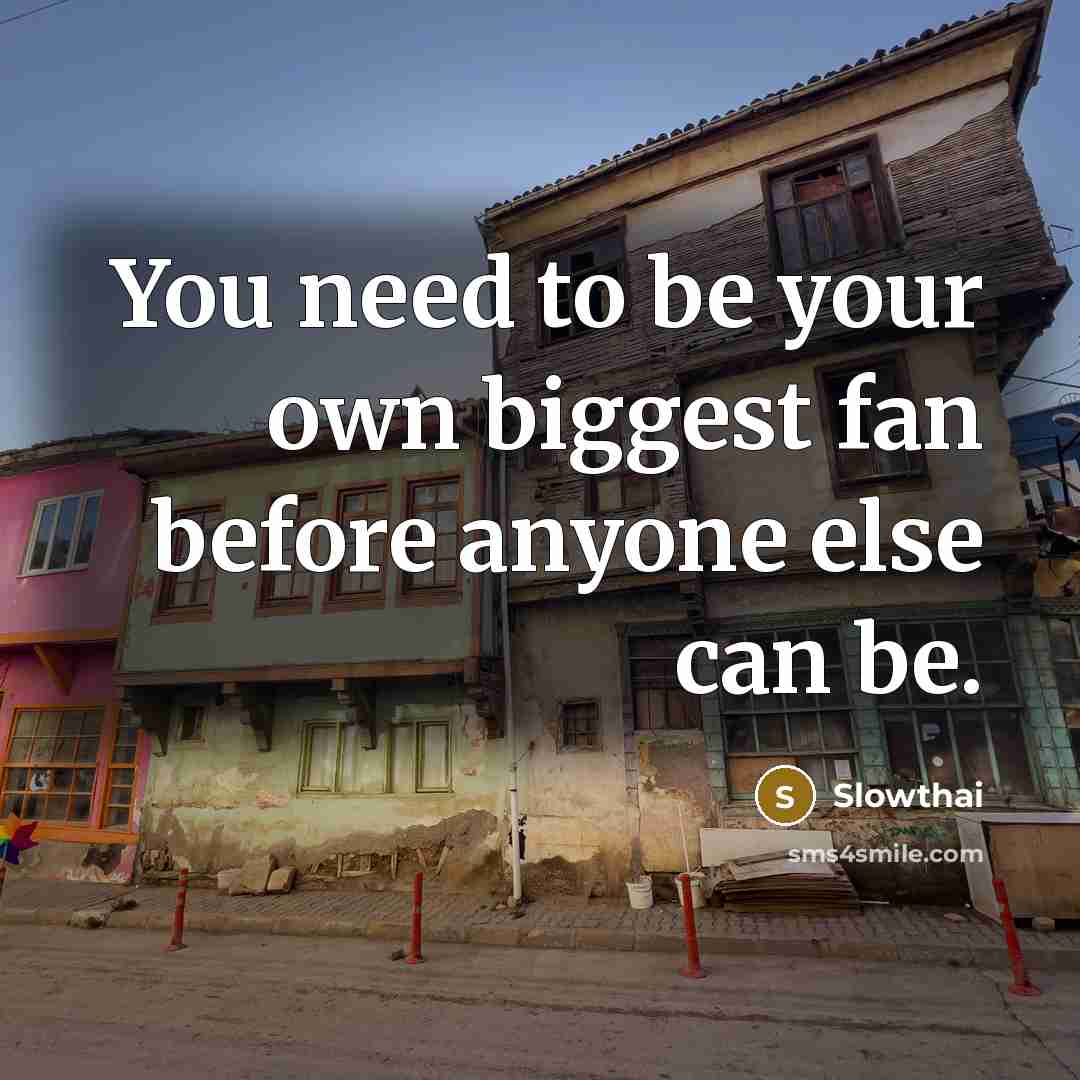 “You need to be your own biggest fan before anyone…” quote by Slowthai