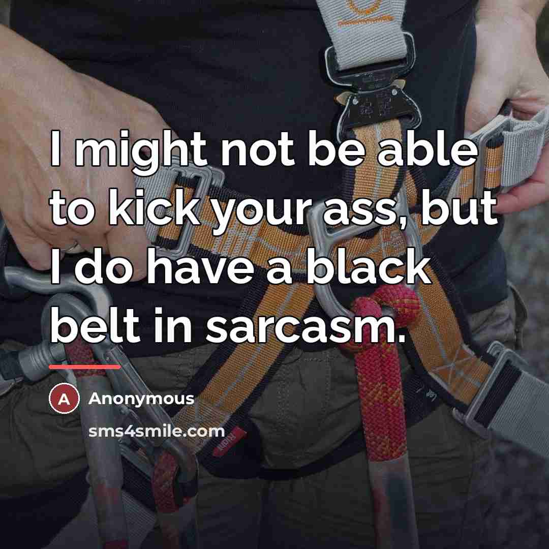 “I might not be able to kick your ass, but…” quote by Anonymous