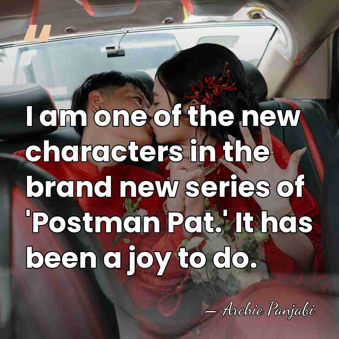 I am one of the new characters in the brand new series&hellip; - Archie Panjabi