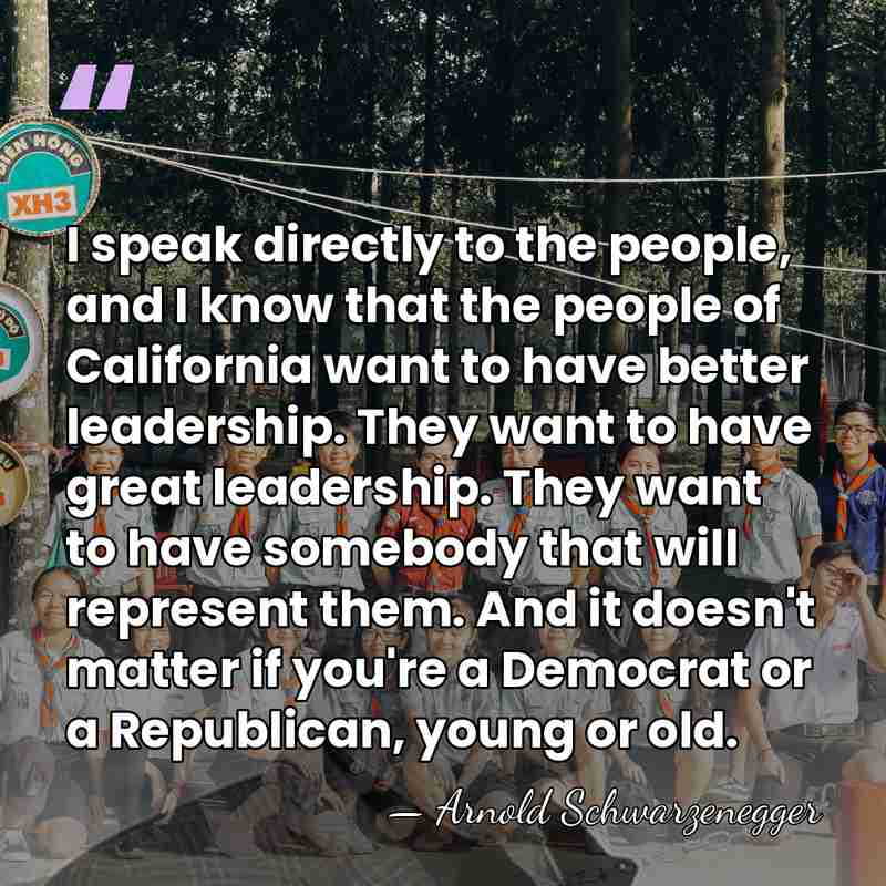 I speak directly to the people, and I know that the people&hellip; - Arnold Schwarzenegger