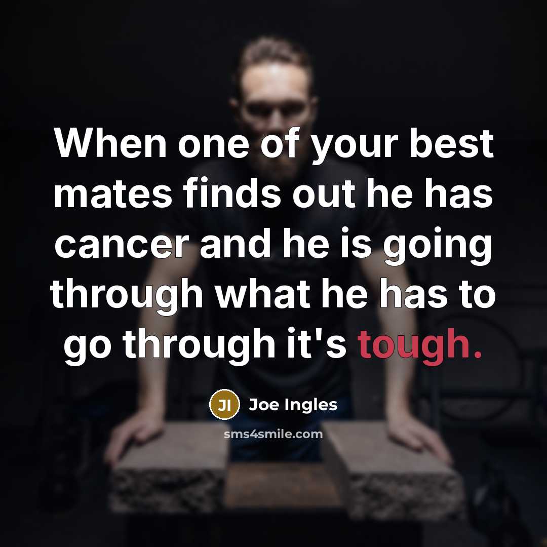 “When one of your best mates finds out he has…” quote by Joe Ingles