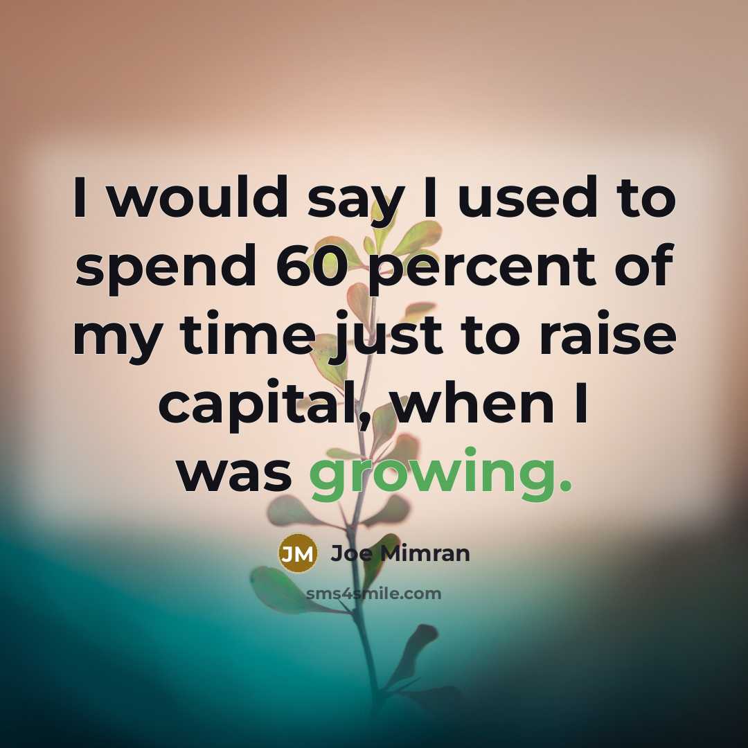 “I would say I used to spend 60 percent of…” quote by Joe Mimran