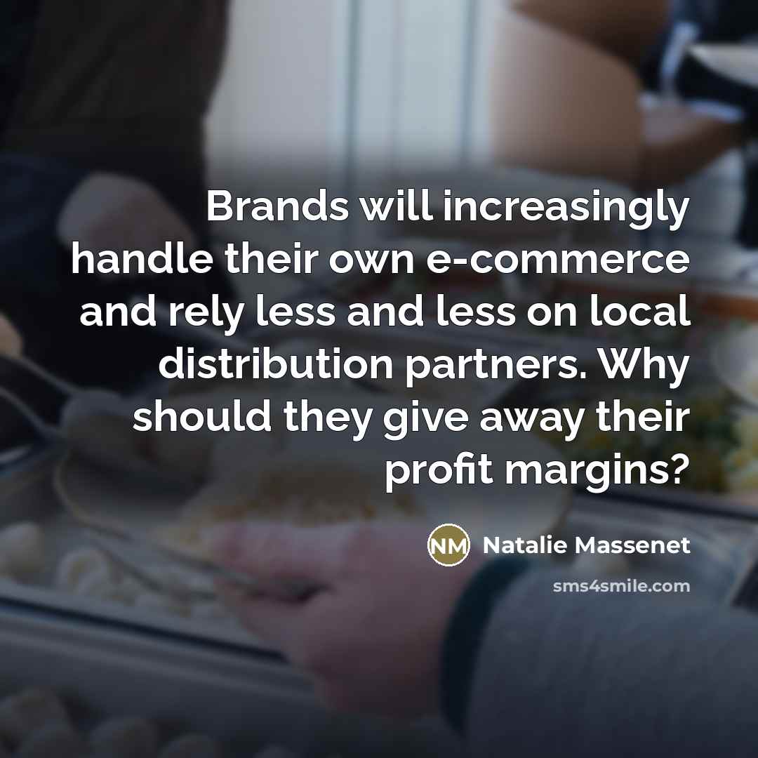 “Brands will increasingly handle their own e-commerce and rely less…” quote by Natalie Massenet