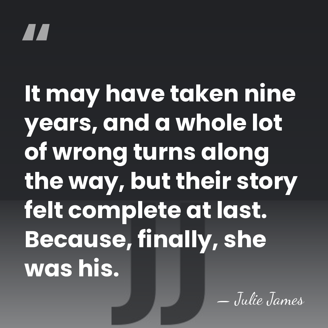 It may have taken nine years, and a whole lot of wrong&hellip; - Julie James