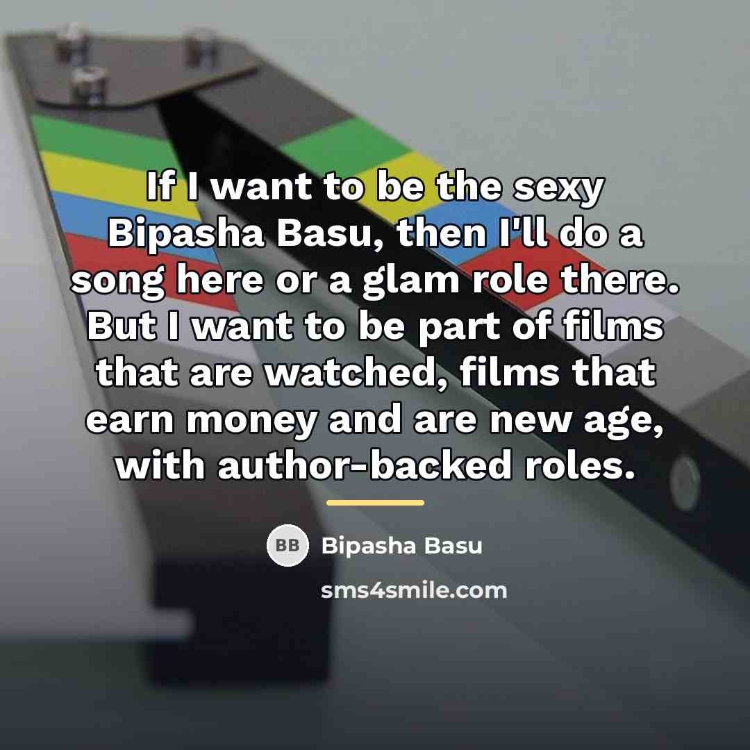 “If I want to be the sexy Bipasha Basu, then…” quote by Bipasha Basu