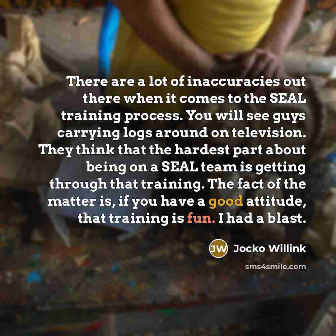 “There are a lot of inaccuracies out there when it…” quote by Jocko Willink