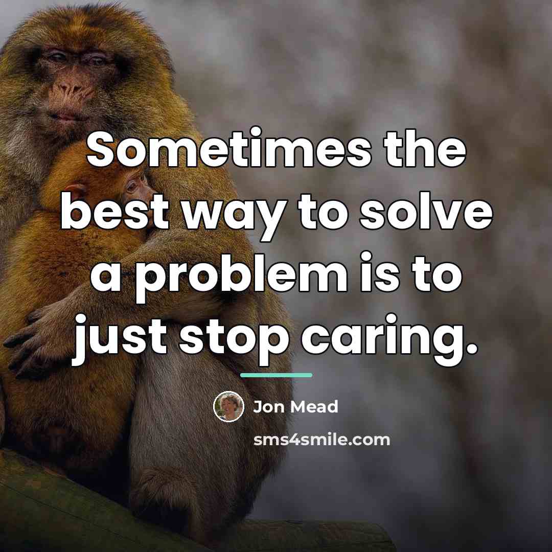 “Sometimes the best way to solve a problem is to…” quote by Jon Mead