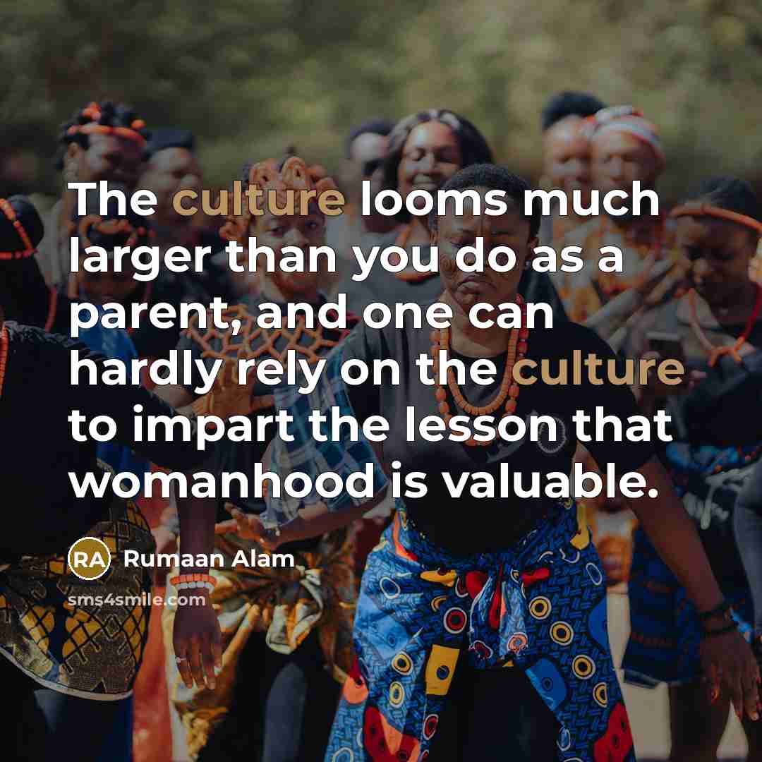 “The culture looms much larger than you do as a…” quote by Rumaan Alam