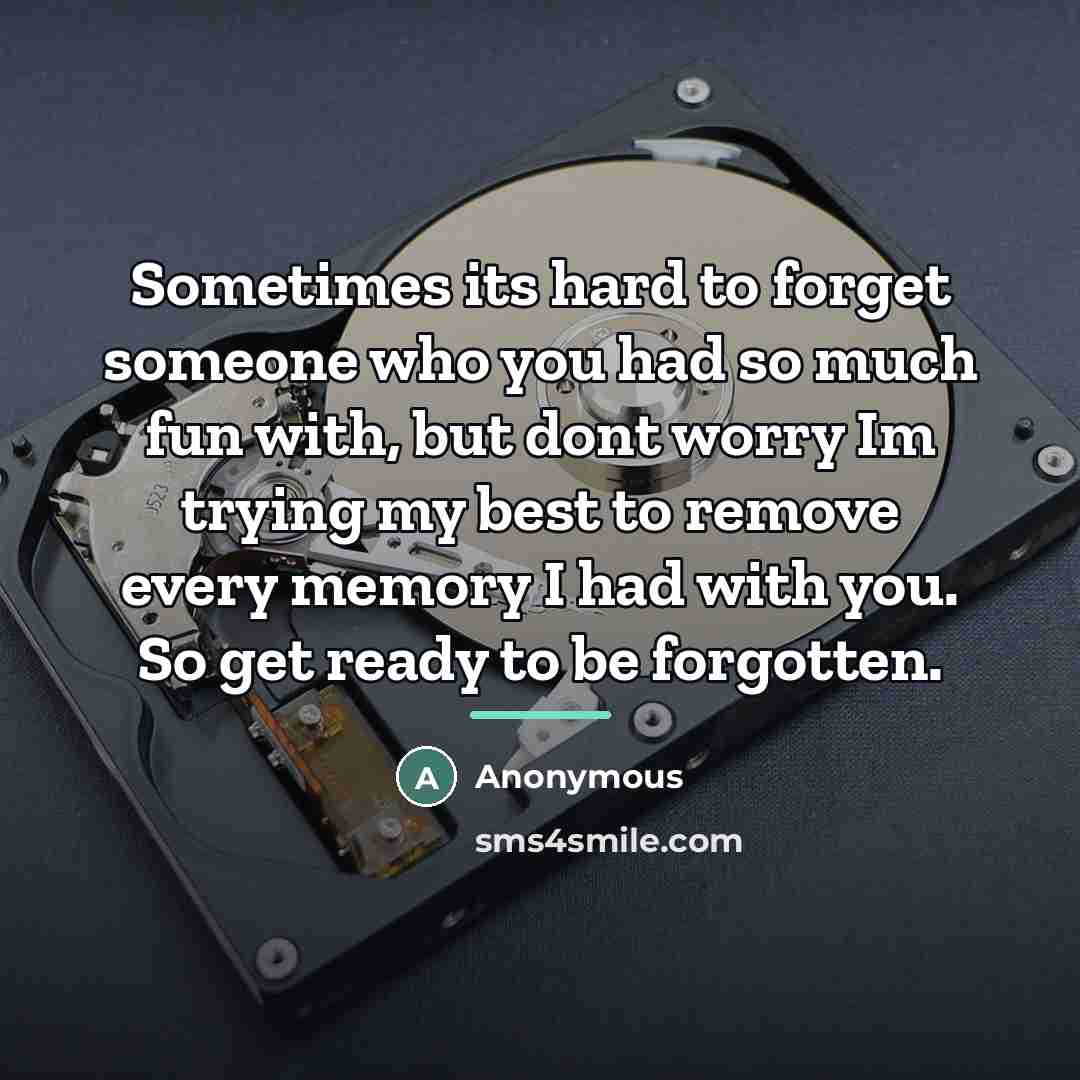 “Sometimes its hard to forget someone who you had so…” quote by Anonymous