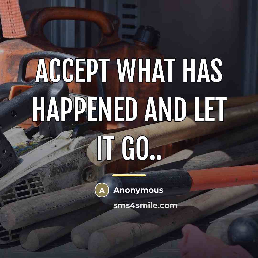 “Accept What Has Happened And Let It Go..…” quote by Anonymous