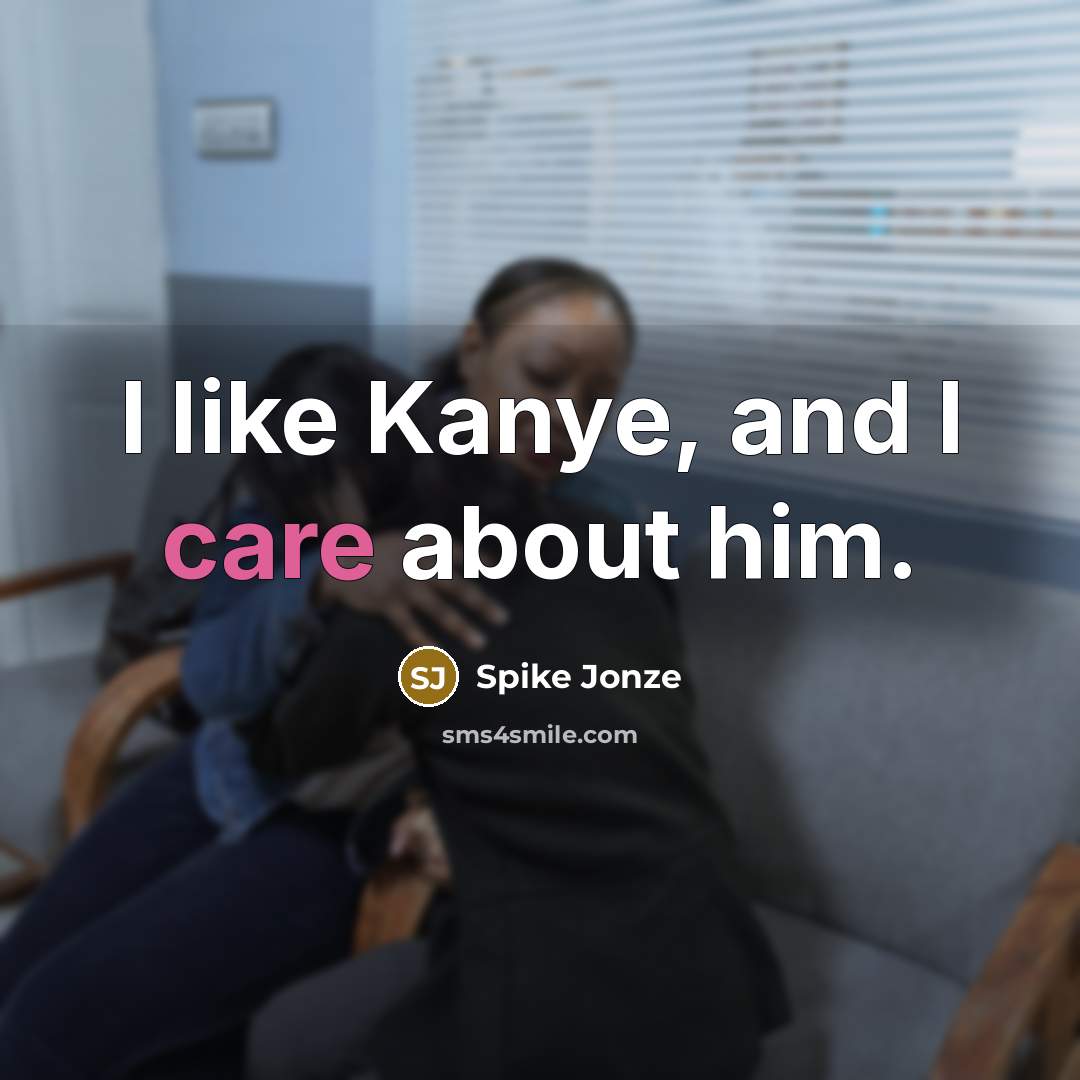 “I like Kanye, and I care about him.…” quote by Spike Jonze