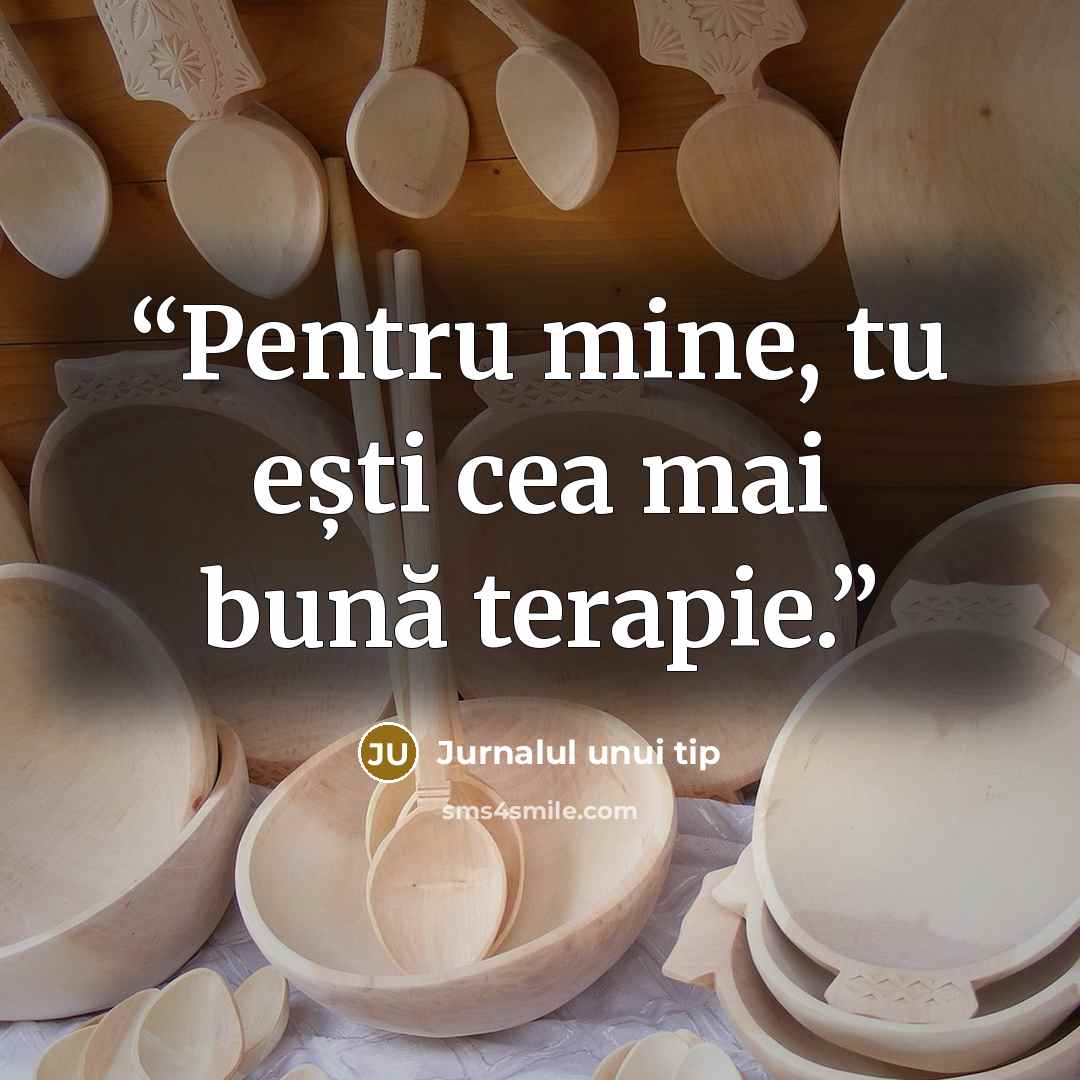 “Pentru mine, tu ești cea mai bună terapie.” quote by Jurnalul unui tip