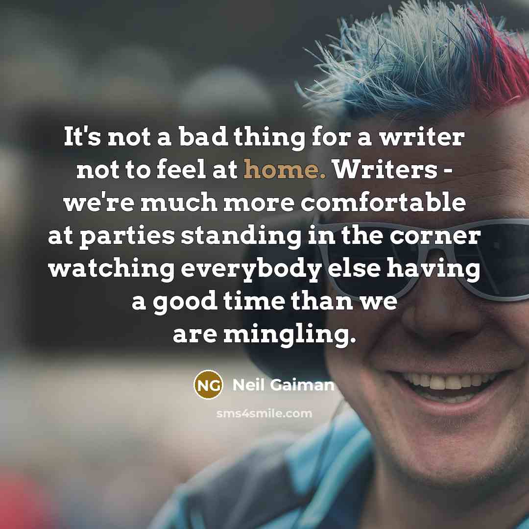 “It's not a bad thing for a writer not to…” quote by Neil Gaiman