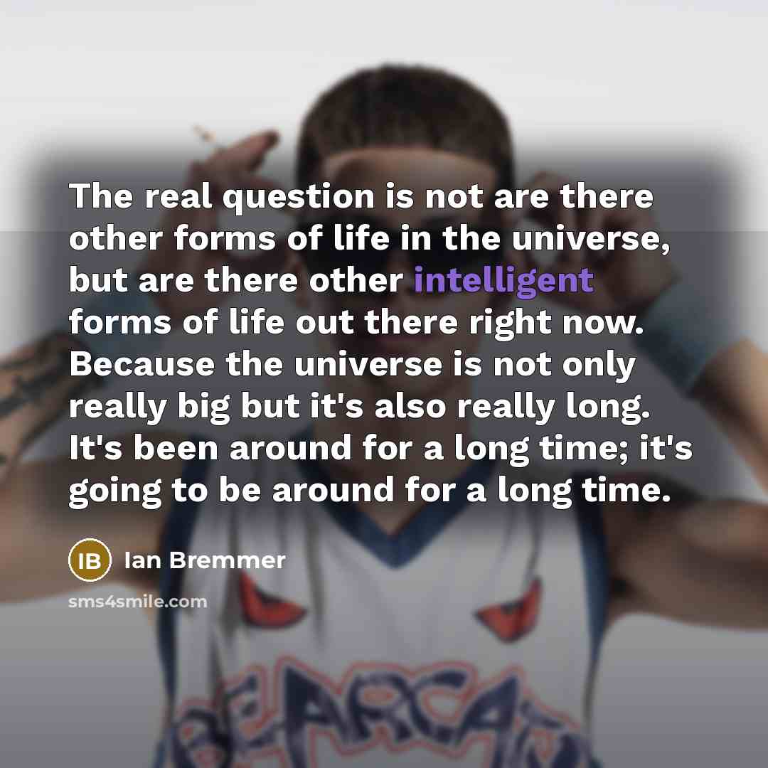 “The real question is not are there other forms of…” quote by Ian Bremmer