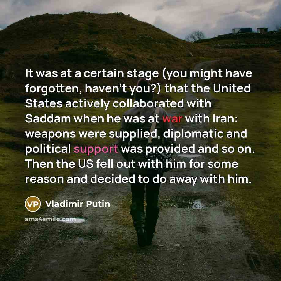 “It was at a certain stage (you might have forgotten,…” quote by Vladimir Putin