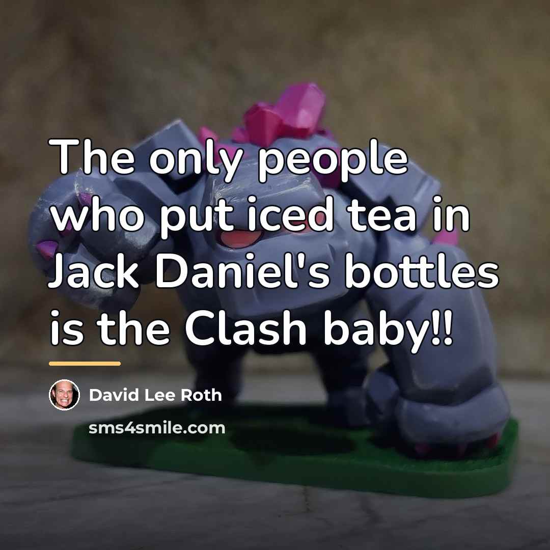 “The only people who put iced tea in Jack Daniel's…” quote by David Lee Roth