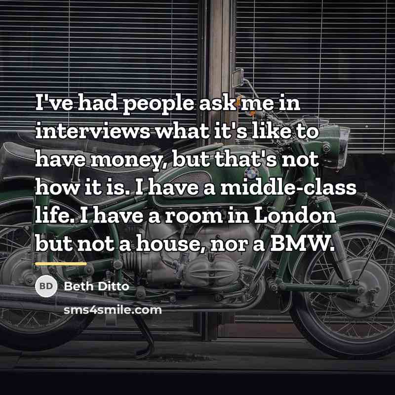 “I've had people ask me in interviews what it's like…” quote by Beth Ditto