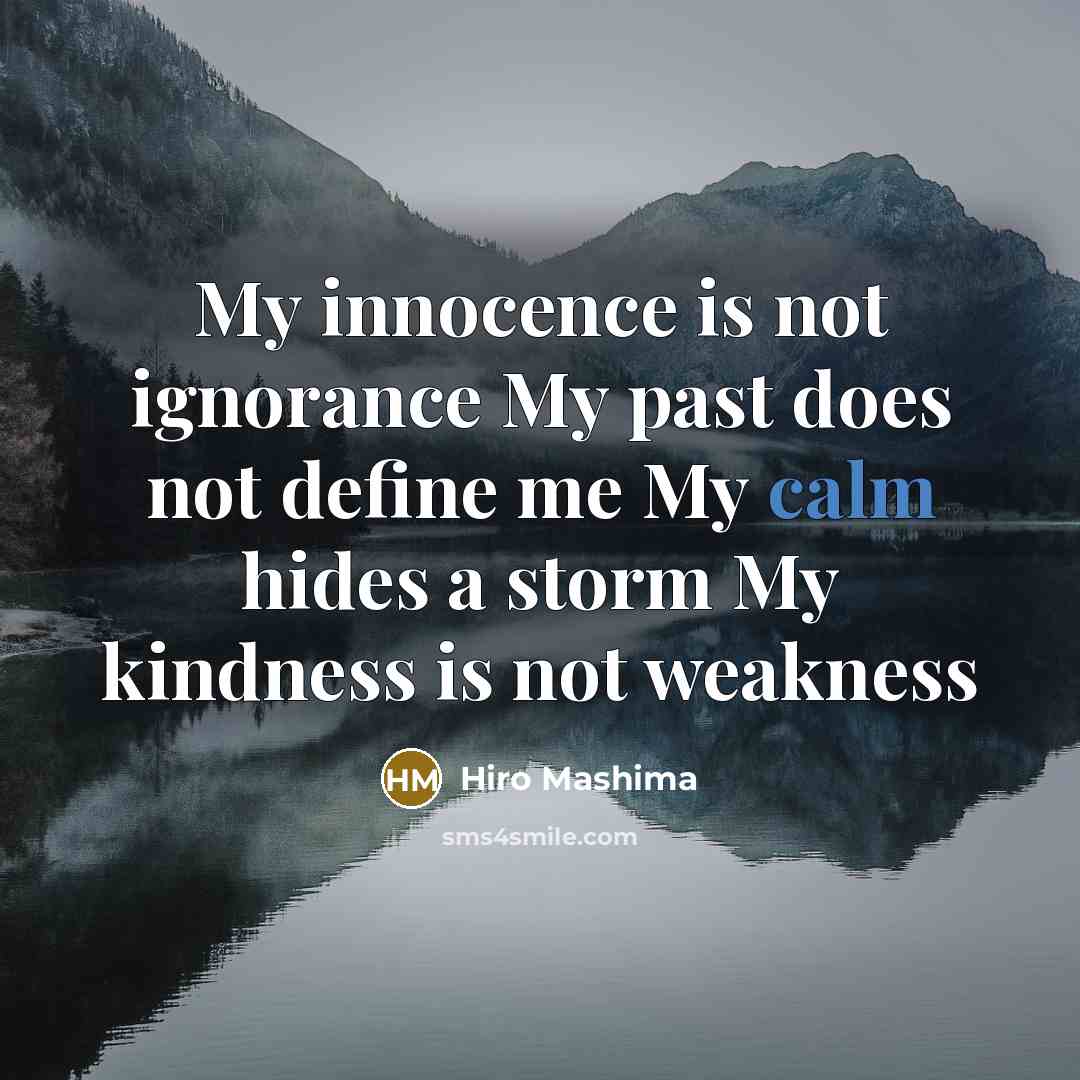 “My innocence is not ignorance My past does not define…” quote by Hiro Mashima