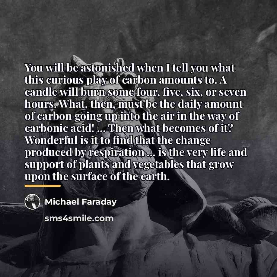 “You will be astonished when I tell you what this…” quote by Michael Faraday