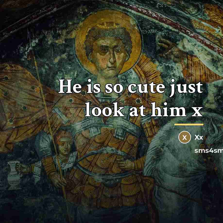 “He is so cute just look at him x…” quote by Xx
