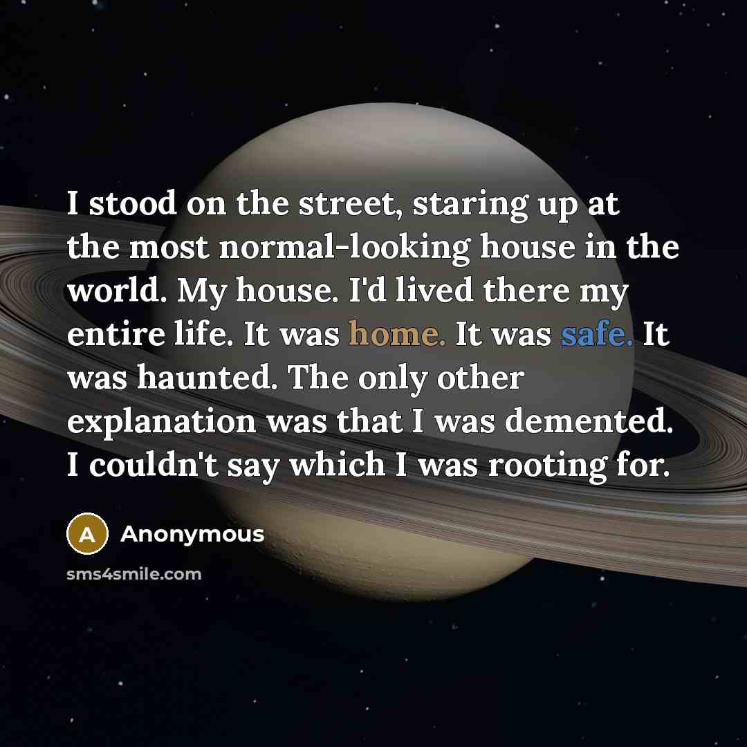 “I stood on the street, staring up at the most…” quote by Anonymous
