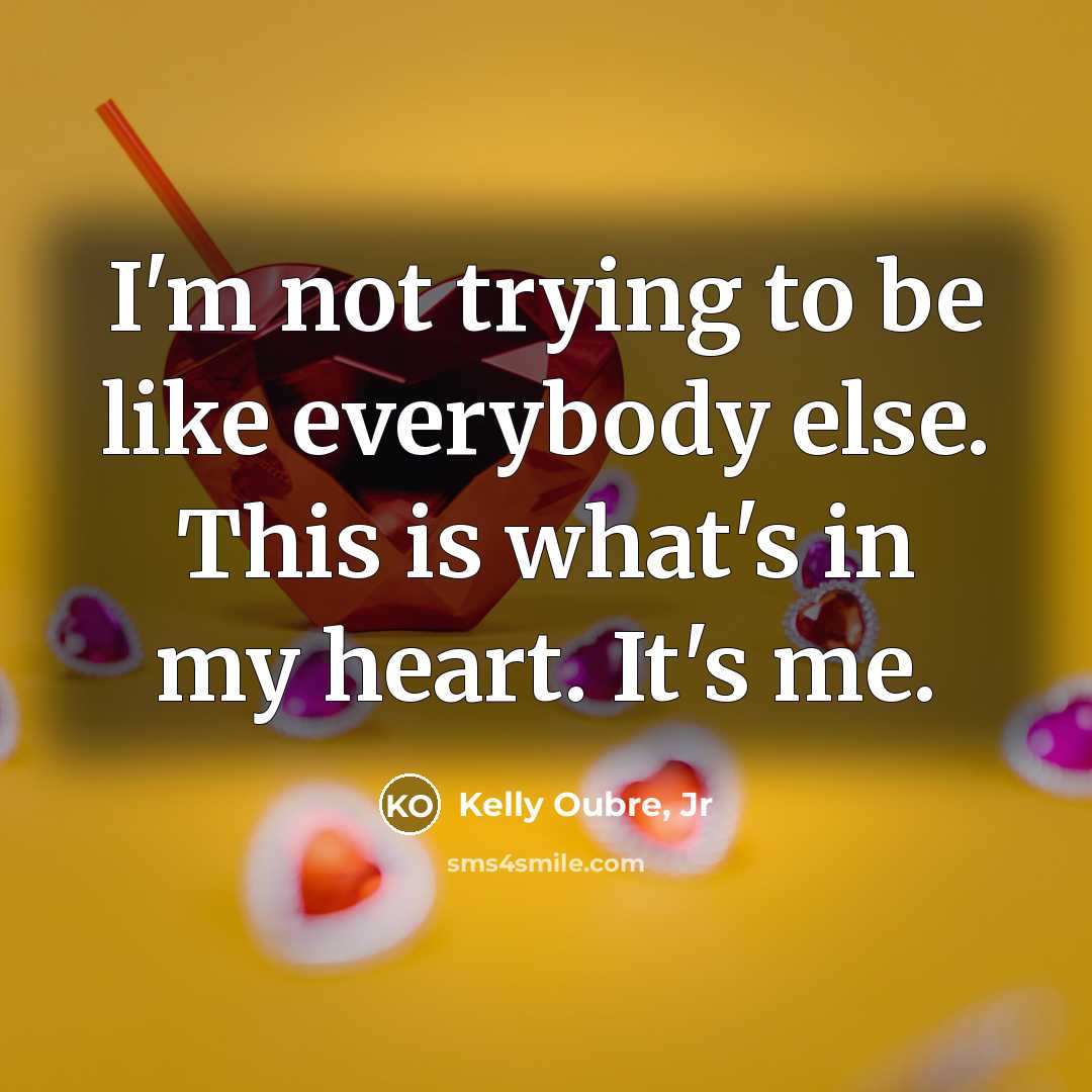 “I'm not trying to be like everybody else. This is…” quote by Kelly Oubre, Jr
