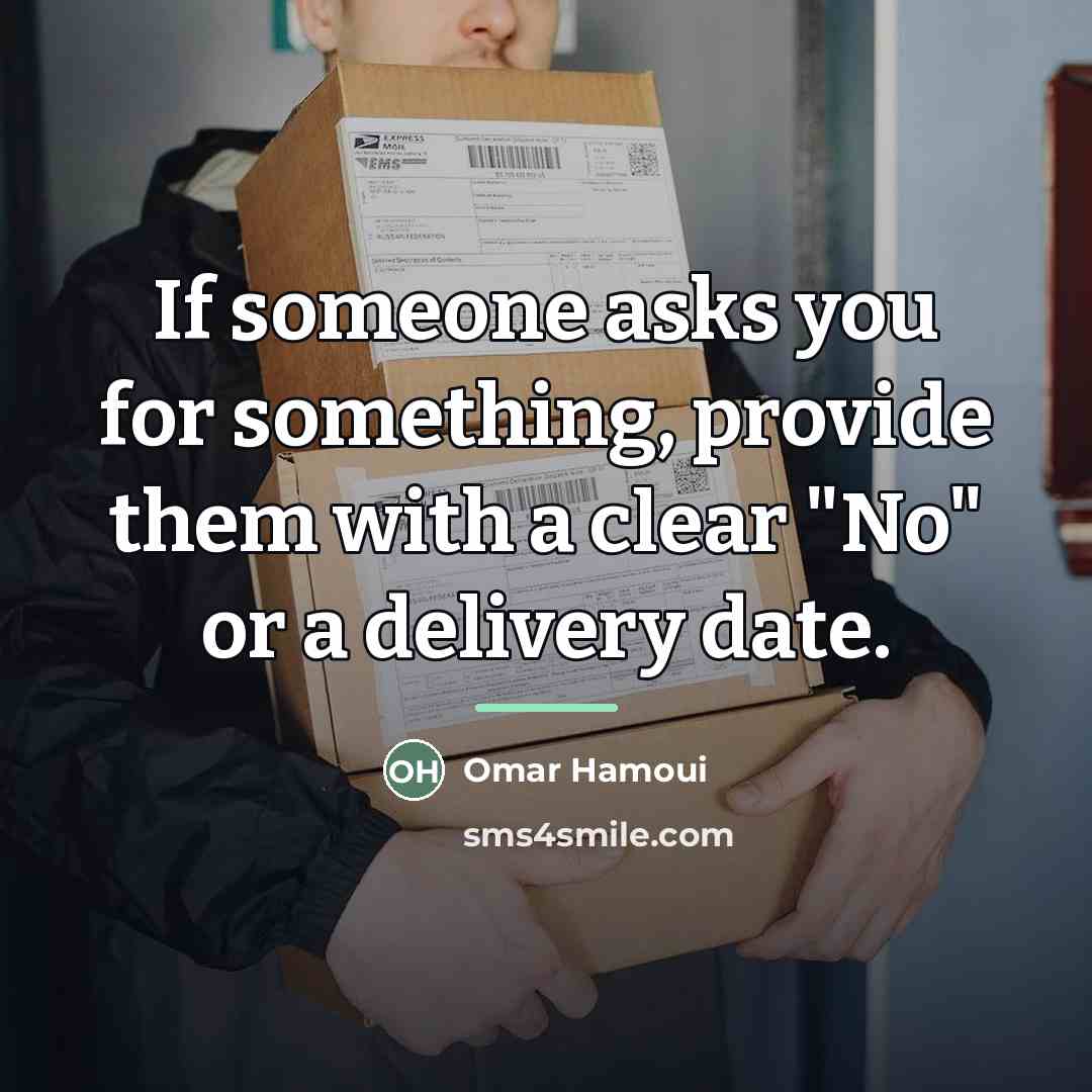 “If someone asks you for something, provide them with a…” quote by Omar Hamoui