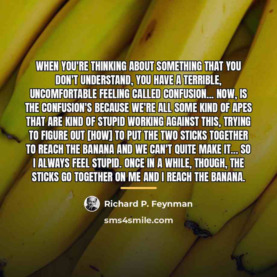 “When you're thinking about something that you don't understand, you…” quote by Richard P. Feynman