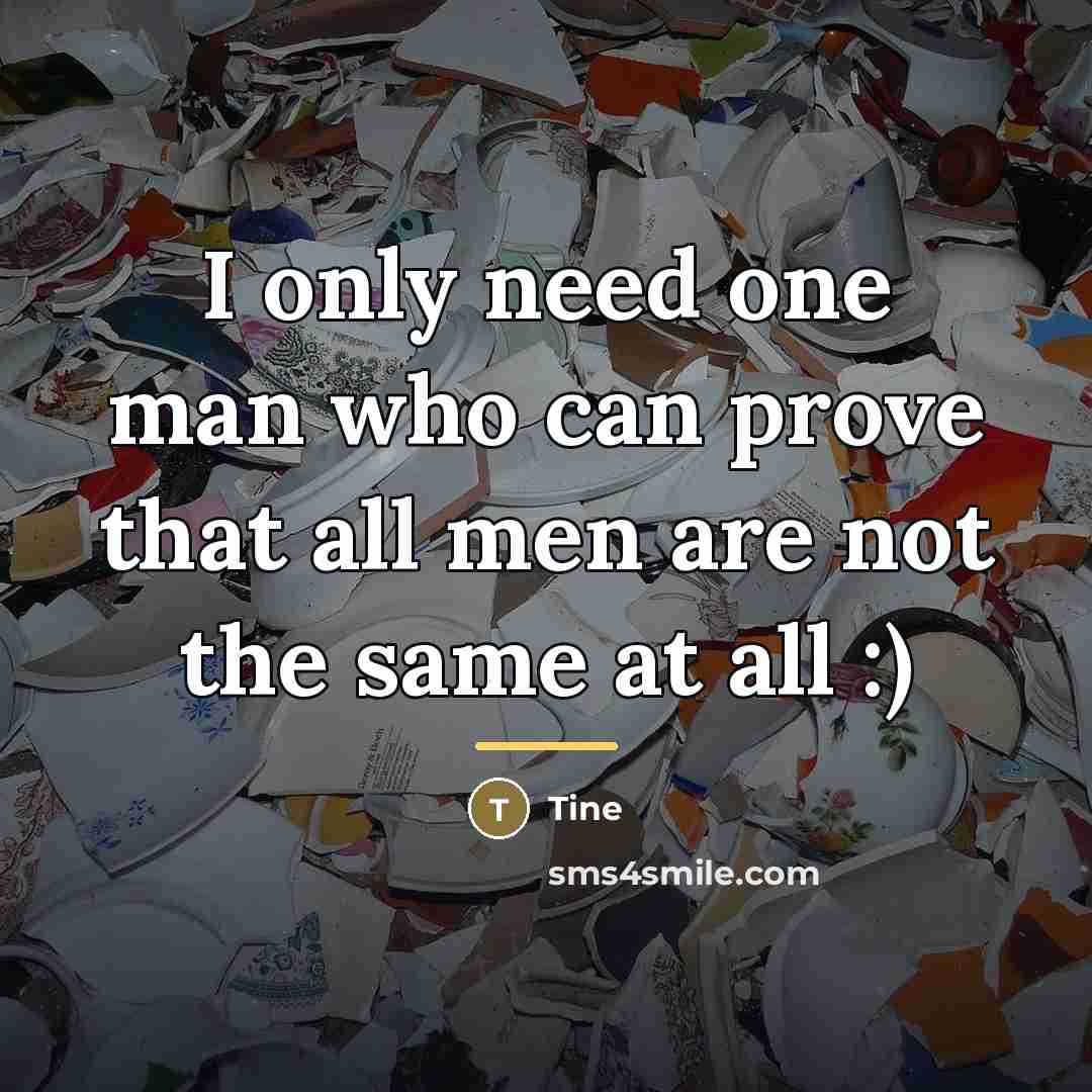 “I only need one man who can prove that all…” quote by Tine