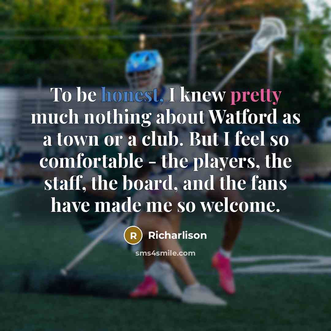 “To be honest, I knew pretty much nothing about Watford…” quote by Richarlison