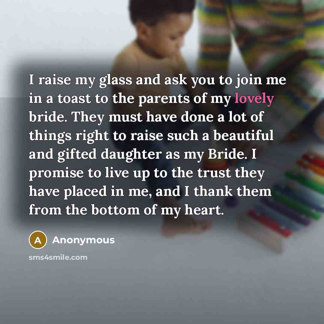 “I raise my glass and ask you to join me…” quote by Anonymous