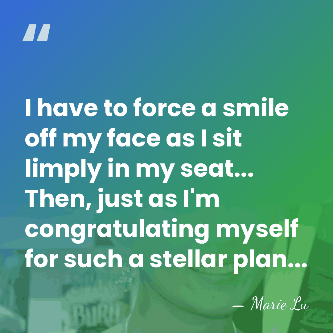 I have to force a smile off my face as I sit&hellip; - Marie Lu