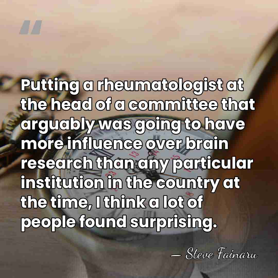 Putting a rheumatologist at the head of a committee that arguably was&hellip; - Steve Fainaru