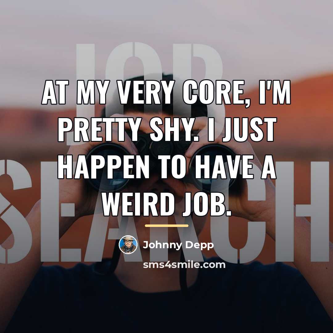 “At my very core, I'm pretty shy. I just happen…” quote by Johnny Depp
