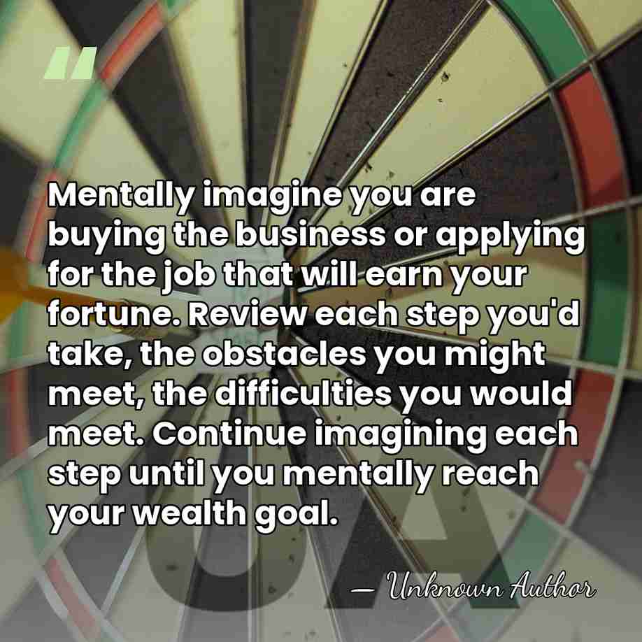 Mentally imagine you are buying the business or applying for the job&hellip; - Unknown Author