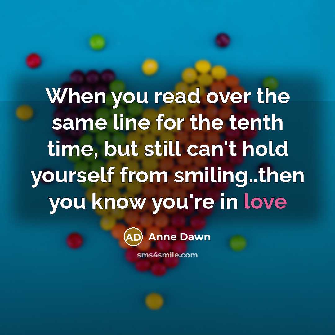 “When you read over the same line for the tenth…” quote by Anne Dawn