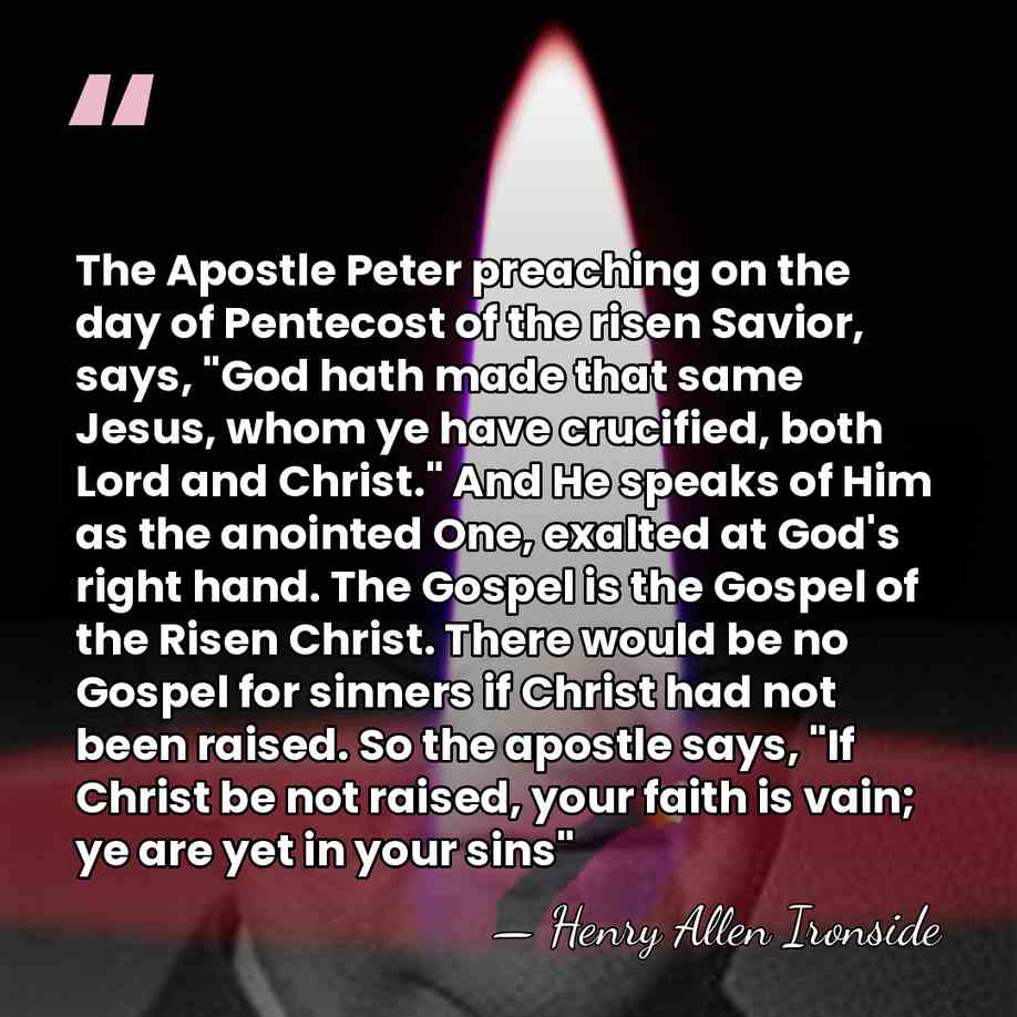 The Apostle Peter preaching on the day of Pentecost of the risen&hellip; - Henry Allen Ironside