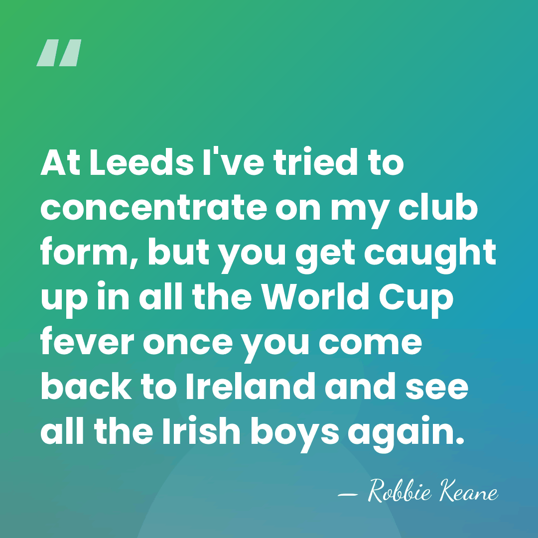 At Leeds I've tried to concentrate on my club form, but you&hellip; - Robbie Keane