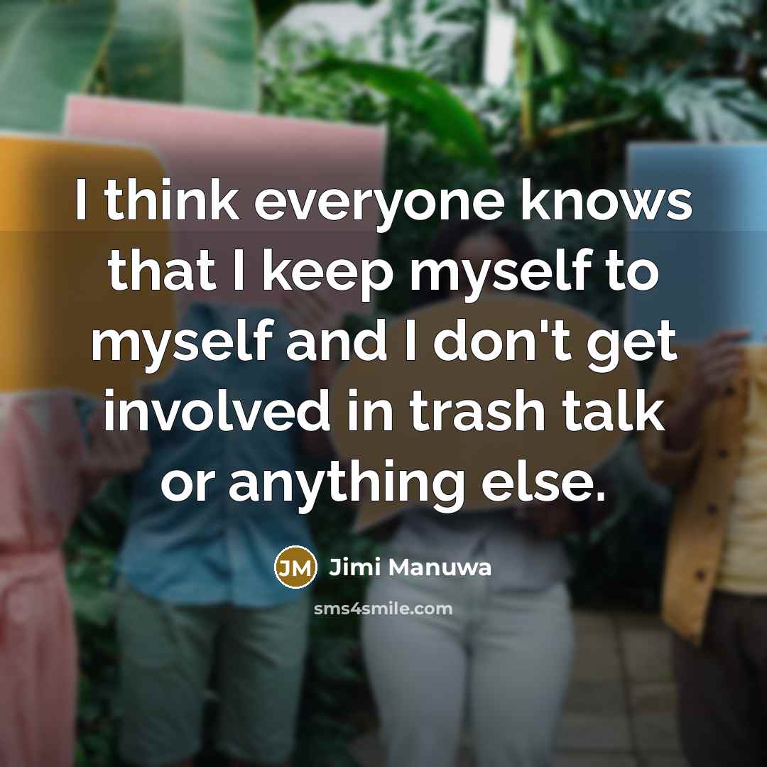 “I think everyone knows that I keep myself to myself…” quote by Jimi Manuwa