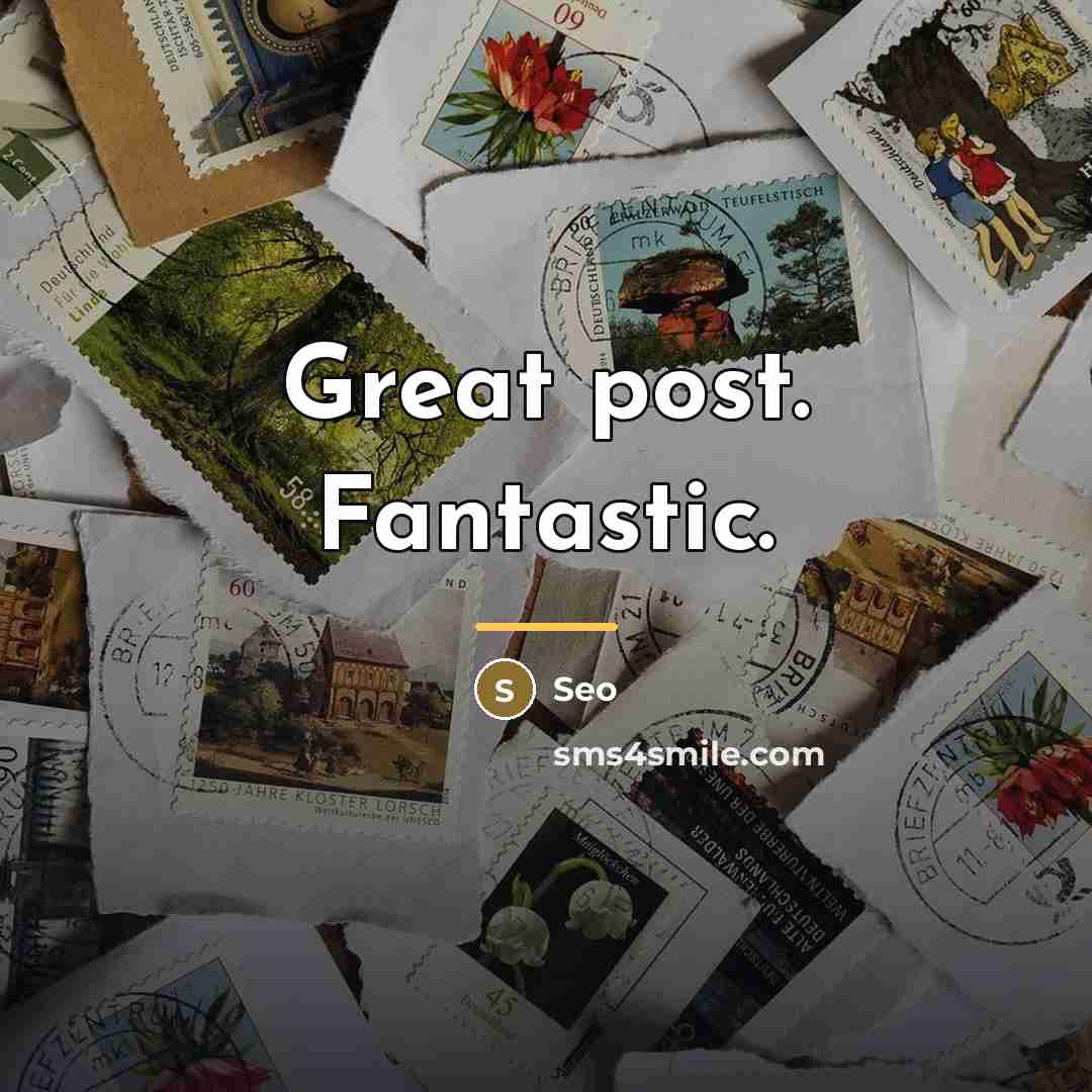 “Great post. Fantastic.…” quote by Seo