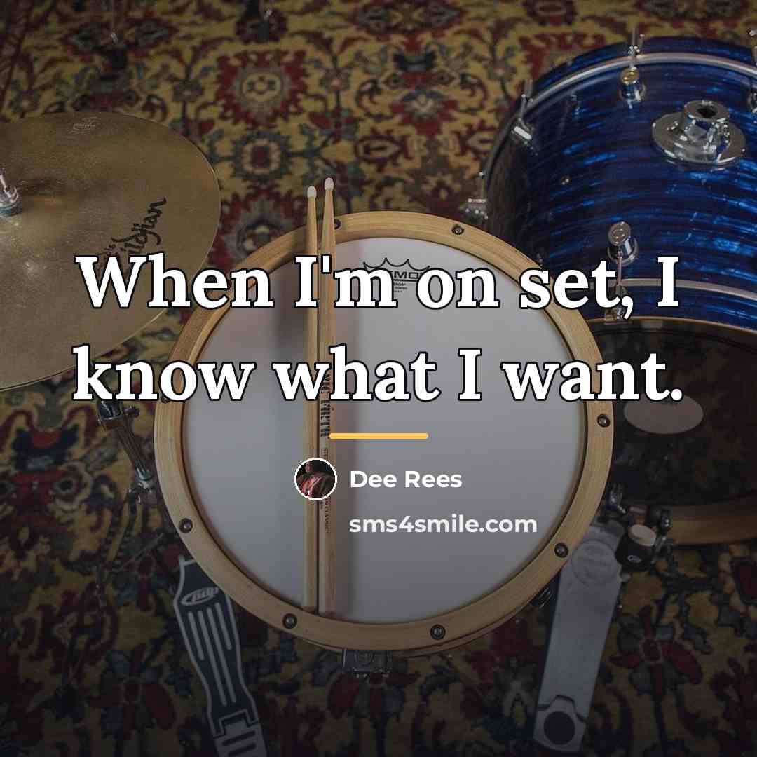 “When I'm on set, I know what I want.…” quote by Dee Rees