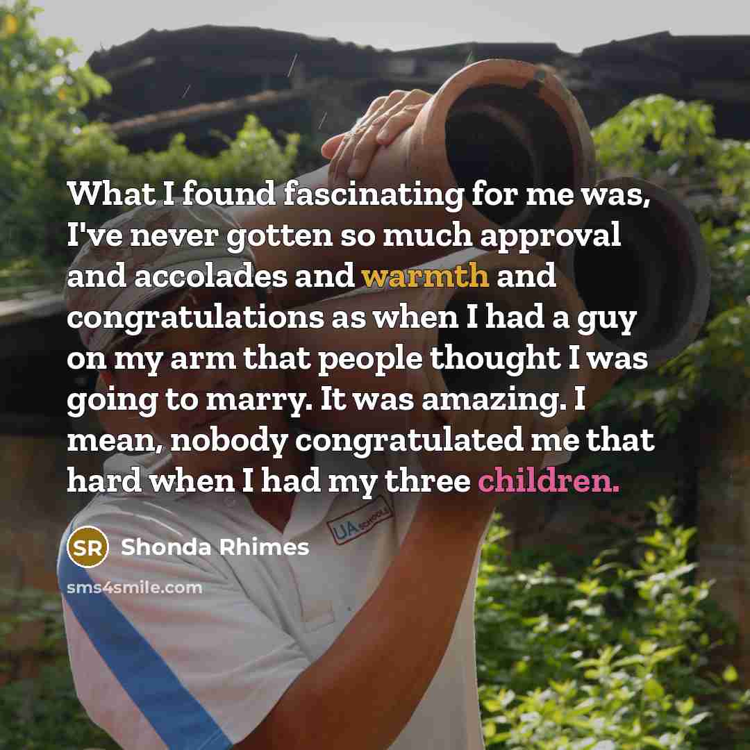 “What I found fascinating for me was, I've never gotten…” quote by Shonda Rhimes